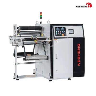 Máquina de corte e rebobinamento de papel